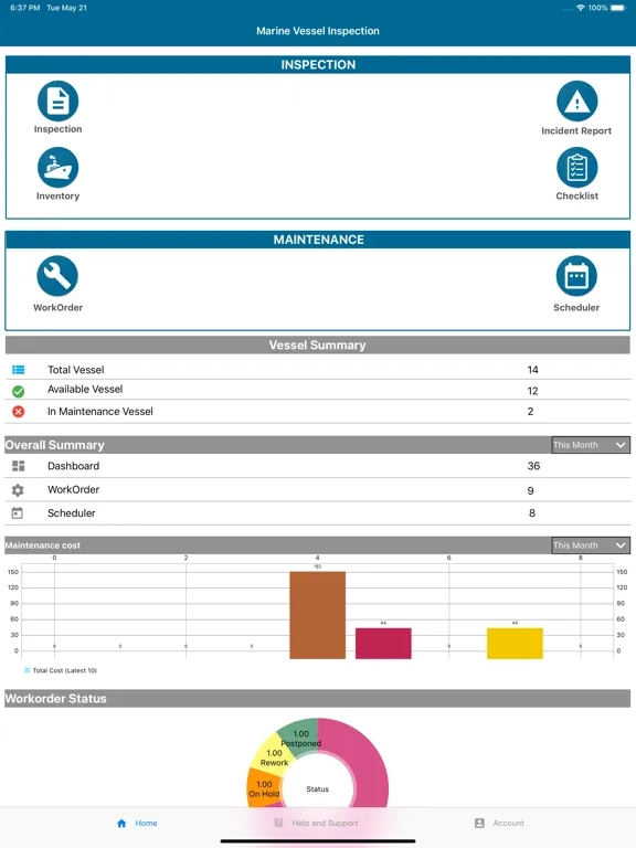 Скриншоты Marine Vessel Inspection iPad 