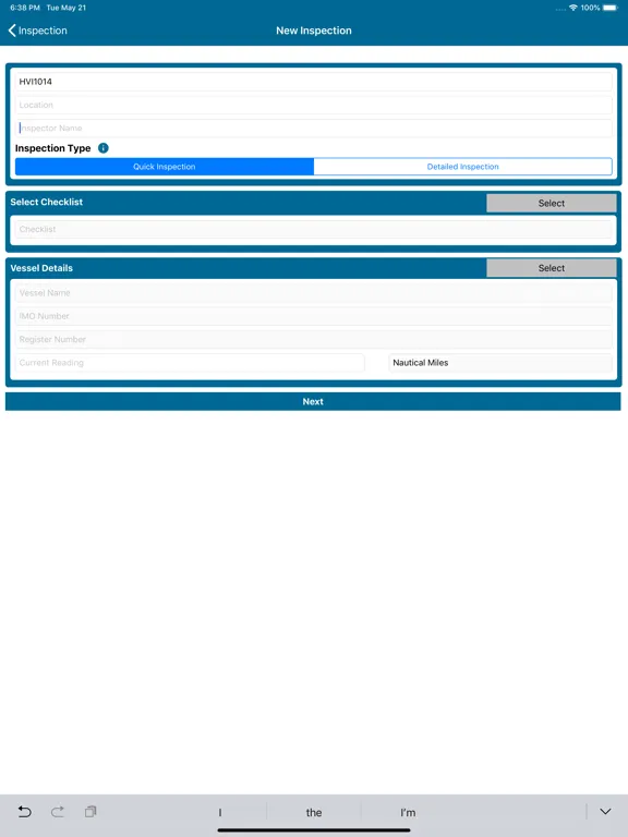 Скриншоты Marine Vessel Inspection iPad 