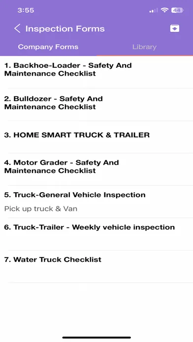 Capturas de pantalla de Fleet Inspection & Maintenance
