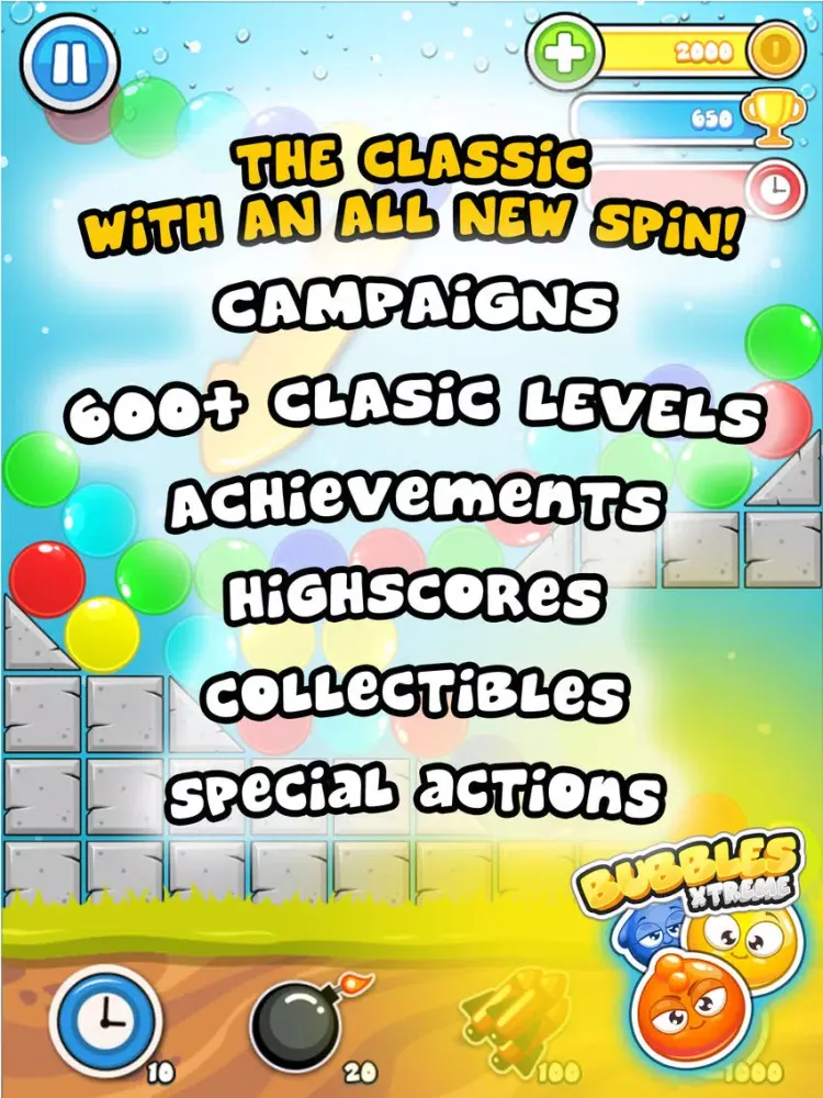 Bubbles Extreme - The incredible bubble shooter iPad 应用截图