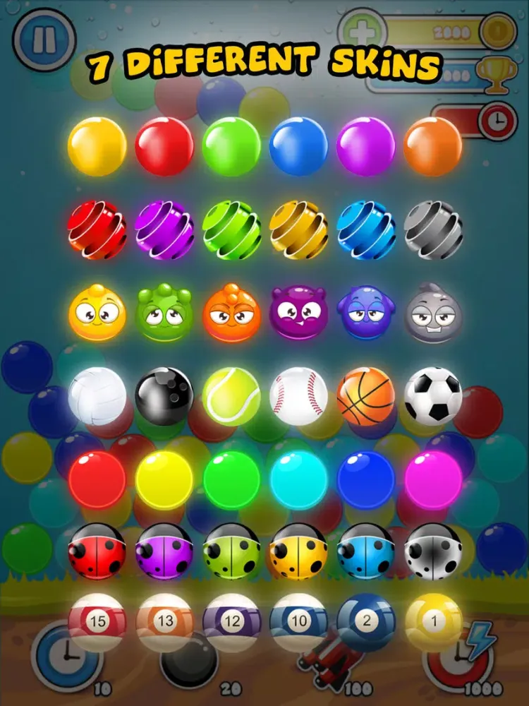 Bubbles Extreme - The incredible bubble shooter iPad 应用截图