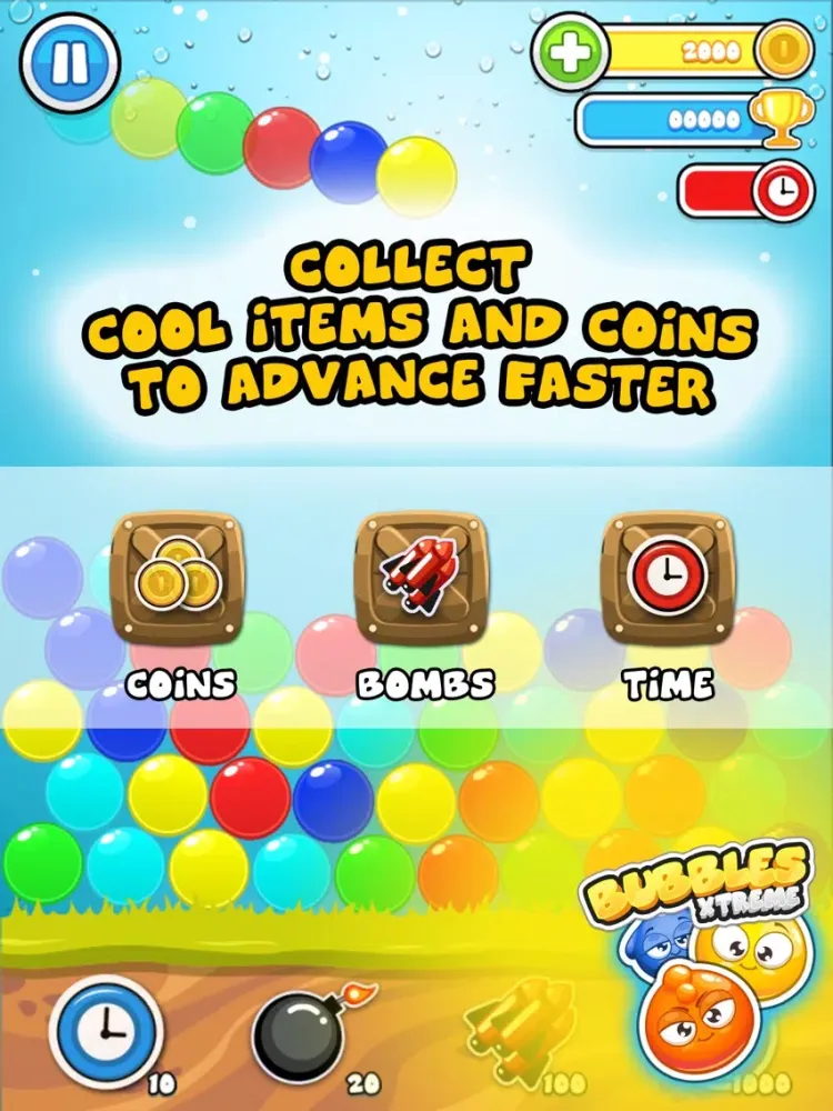 Bubbles Extreme - The incredible bubble shooter iPad 应用截图