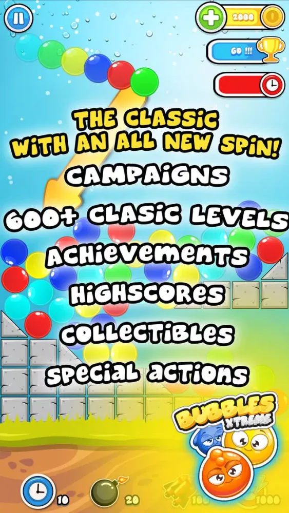 Bubbles Extreme - The incredible bubble shooter应用截图