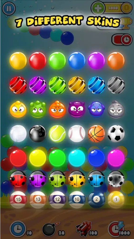 Bubbles Extreme - The incredible bubble shooter应用截图