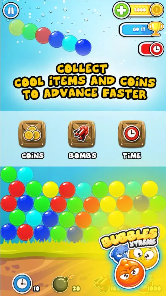 Bubbles Extreme - The incredible bubble shooter应用截图