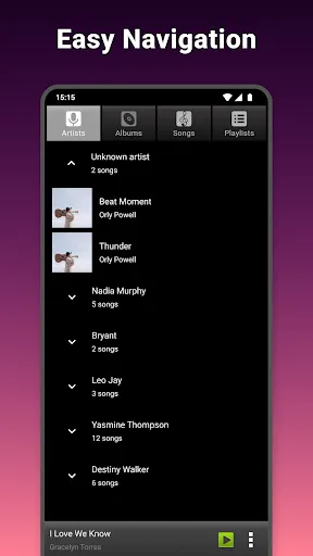 Music Player应用截图