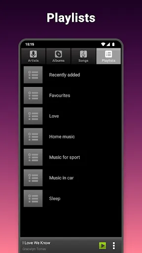 Music Player应用截图