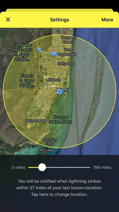 Zrzuty ekranu My Lightning Tracker & Alerts
