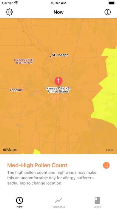 My Pollen Forecast Pro应用截图