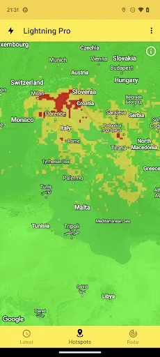 My Lightning Tracker Pro Screenshots