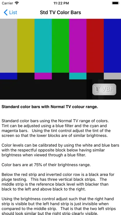 Screenshot di TestCard ProHD 4k