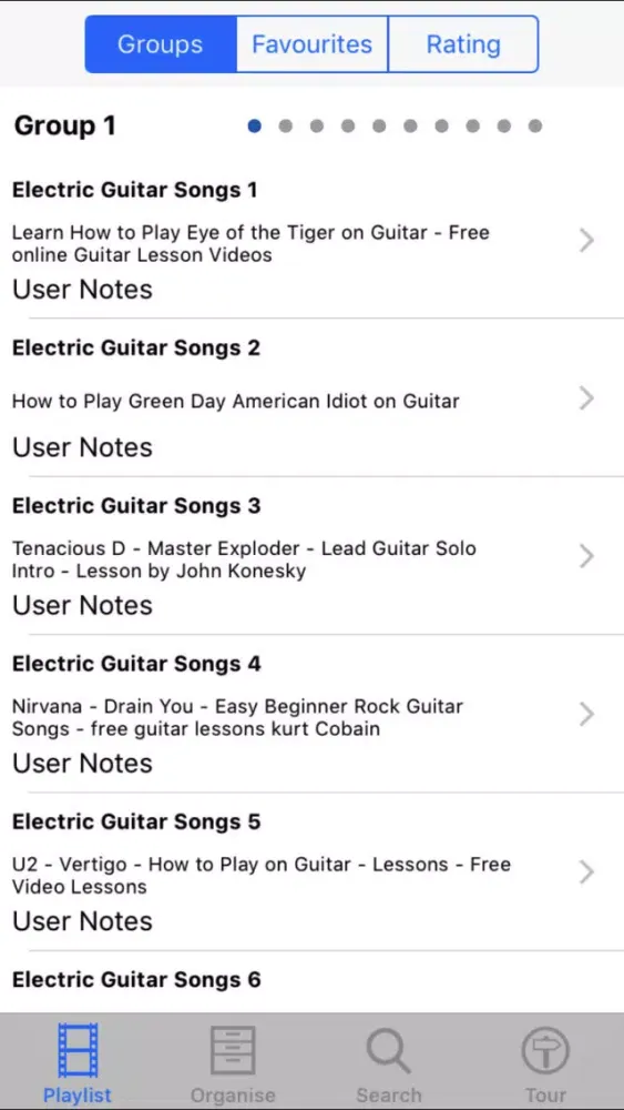 Electric Guitar Songs سکرین شاٹس