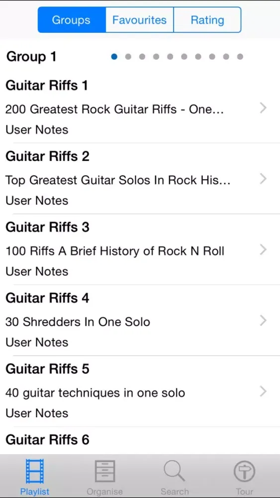 Guitar Riffs Revealed スクリーンショット