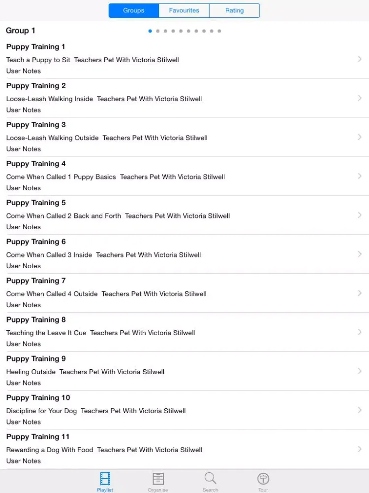 Puppy Training iPad 應用截圖