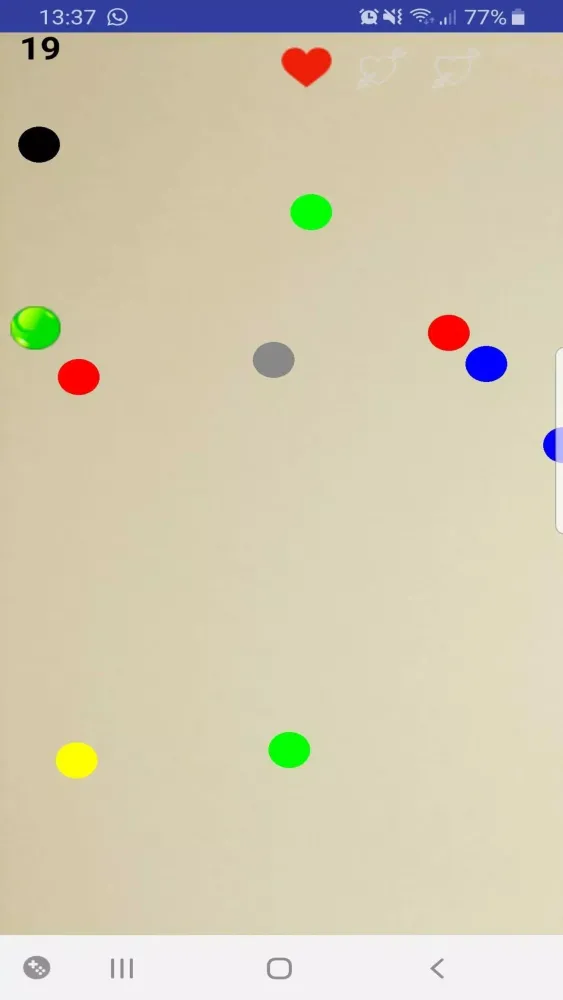 Capturas de tela do Flappy RGB
