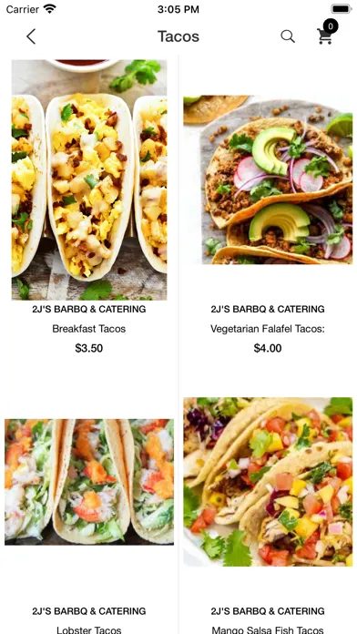 Ảnh chụp màn hình của 2J's BarBQ & Catering