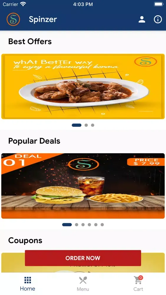 Скриншоты Spinzer - MyYummyMeals