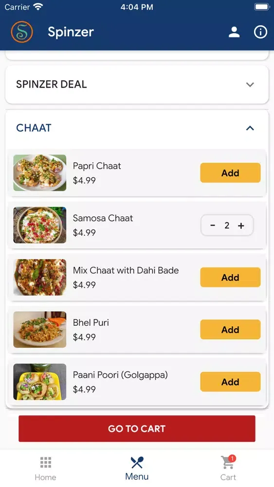 Скриншоты Spinzer - MyYummyMeals