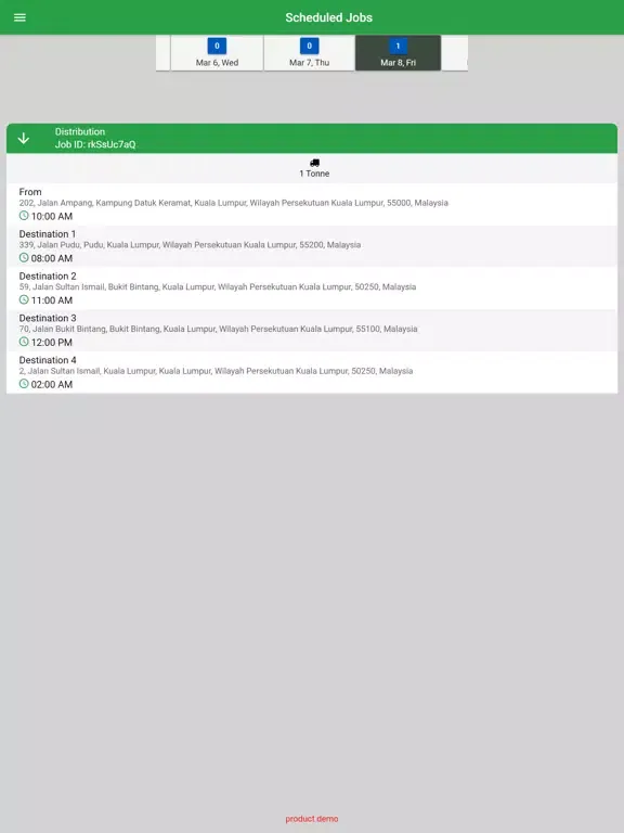 Just Lorry Driver iPad  سکرین شاٹس