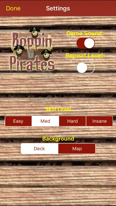 Tangkapan layar Boppin Pirates
