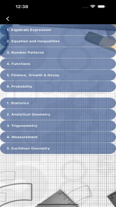 ภาพหน้าจอของ Grade 10 Mathematics