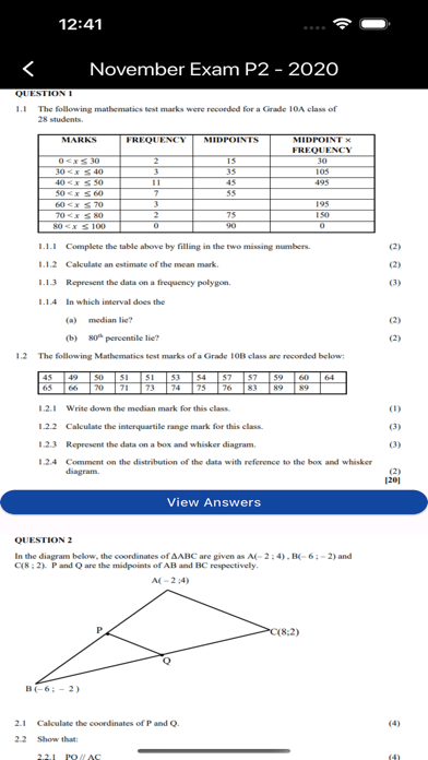 Скриншоты Grade 10 Mathematics
