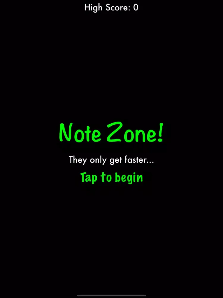 Zrzuty ekranu Note Zone! iPad 