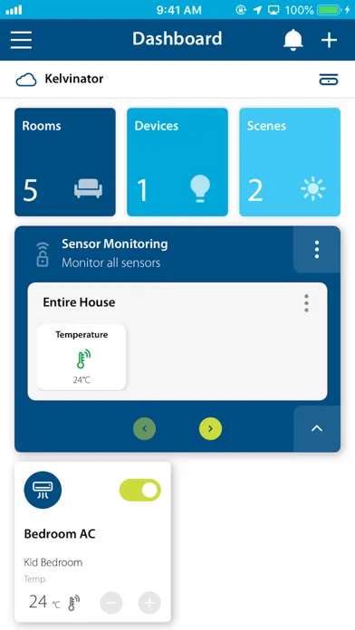 Screenshot di Kelvinator-Connect to Comfort