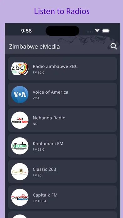Capturas de pantalla de Zimbabwe eMedia