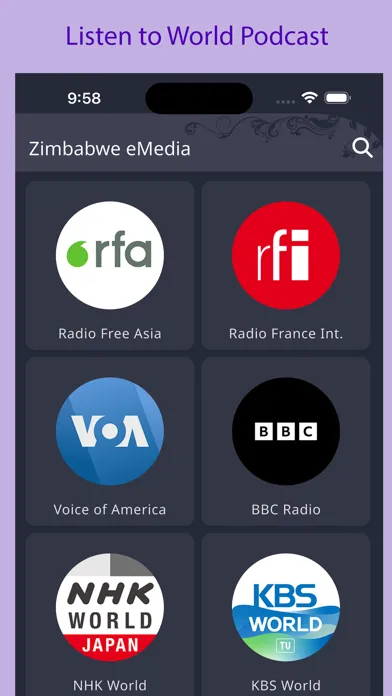 Capturas de pantalla de Zimbabwe eMedia
