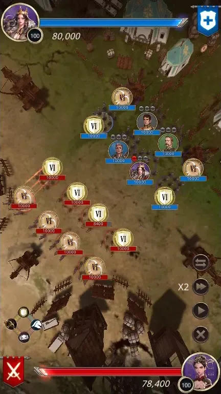 Capturas de tela do VERSUS