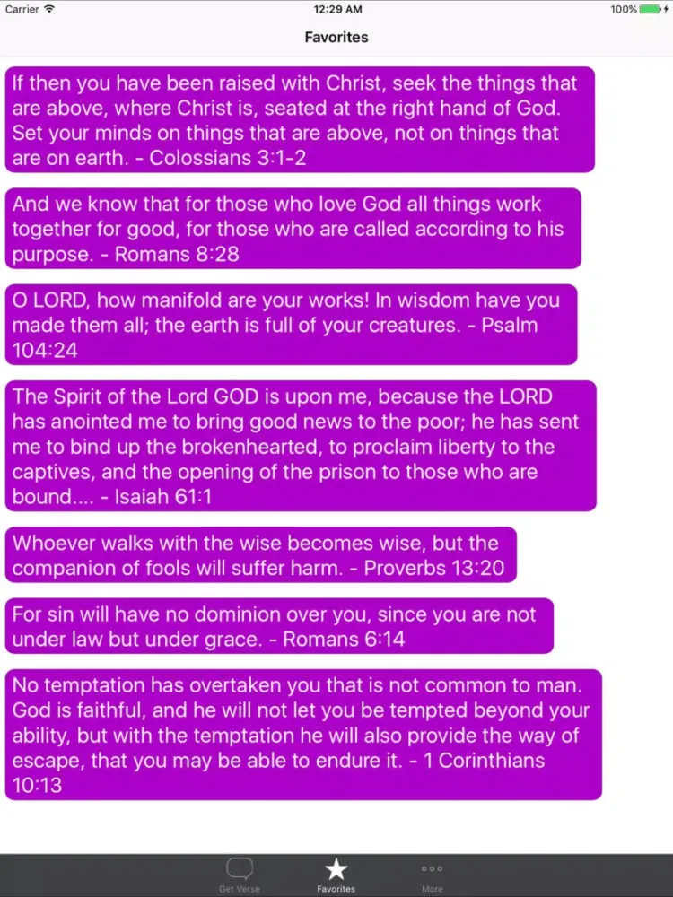 Inspirational Bible Verses iPad  سکرین شاٹس
