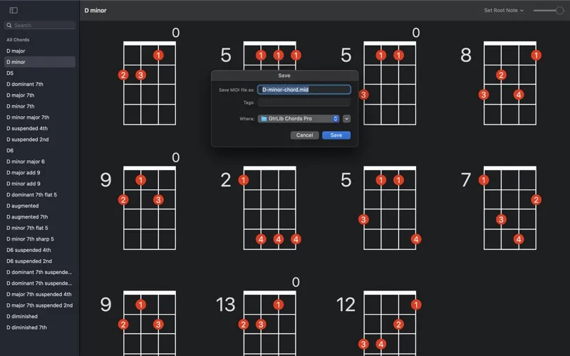 UkeLib Chords Pro Ekran Görüntüleri