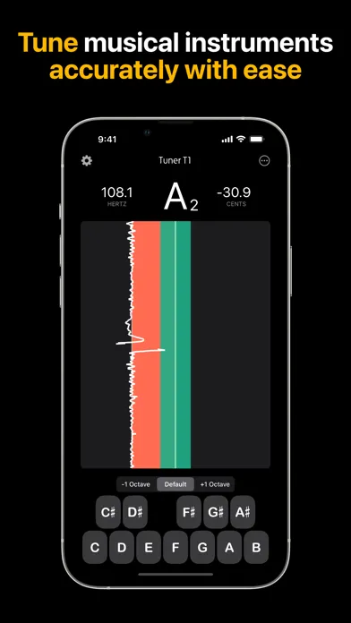 Tangkapan skrin Tuner T1 Pro