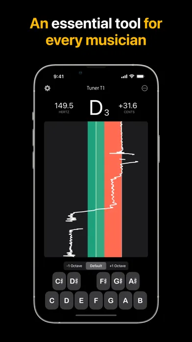 Tangkapan skrin Tuner T1 Pro