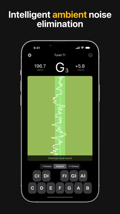 Tangkapan skrin Tuner T1 Pro