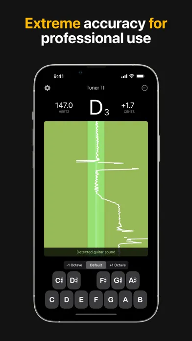 Tangkapan skrin Tuner T1 Pro