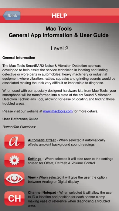 Tangkapan layar Mac Tools – SmartEAR2