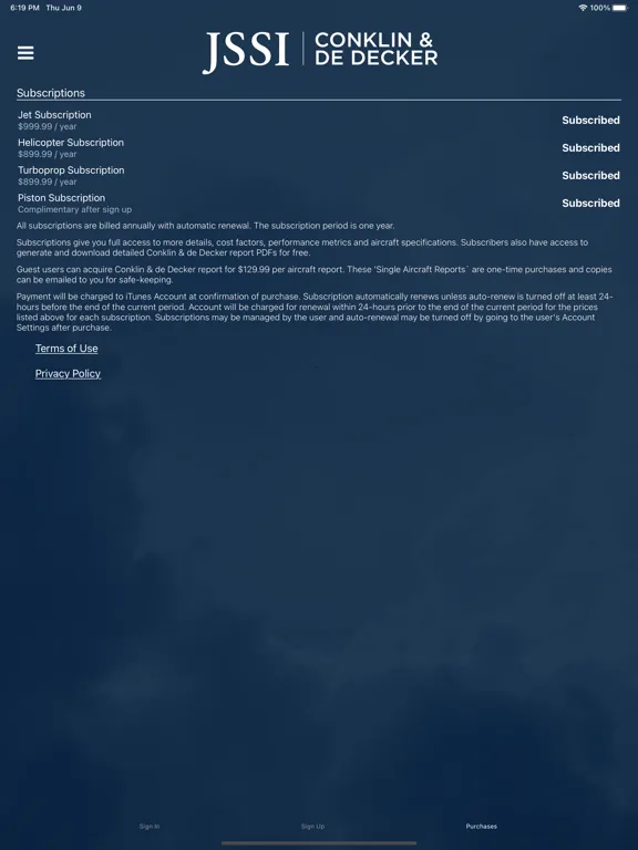 Conklin & de Decker iPad  Screenshots