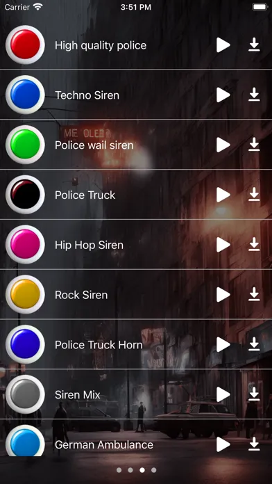 ภาพหน้าจอของ Police Sound Effects