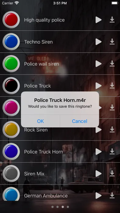 ภาพหน้าจอของ Police Sound Effects