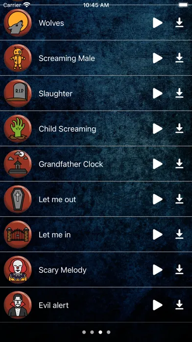 Tangkapan skrin Scary Ringtone Sounds