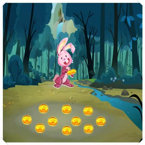 Tangkapan skrin Adventure Rabbit Jungle Run