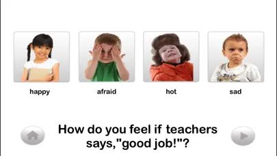 Скриншоты Autism iHelp – WH Questions