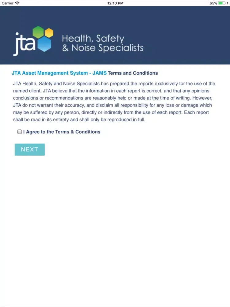 JTA iPad  Screenshots