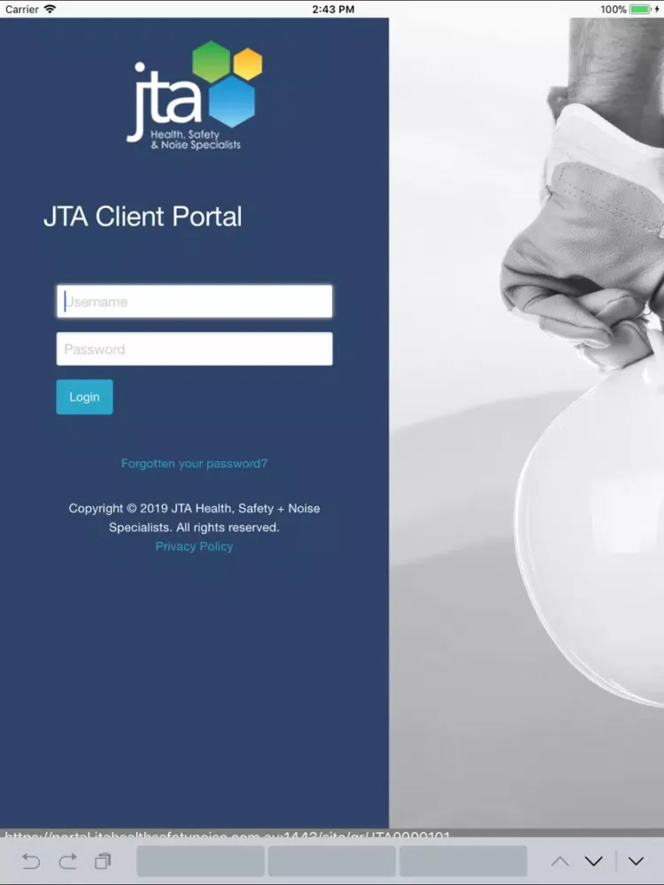 JTA iPad  Screenshots