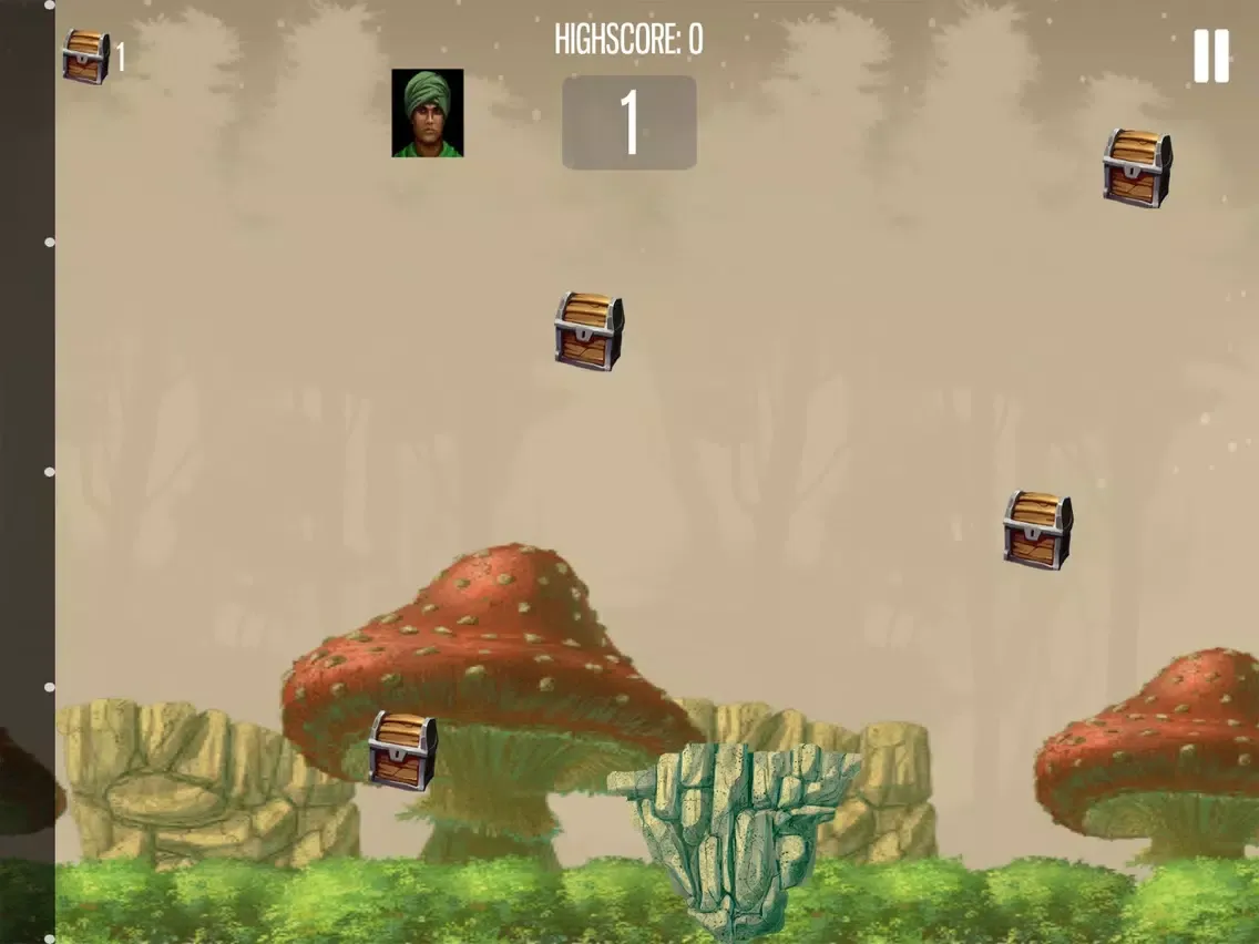 Ảnh chụp màn hình của Adventure Jump Over iPad 