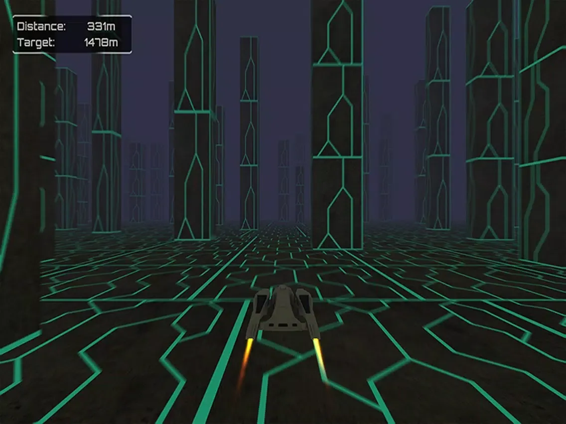 Capturas de tela do SciFi Race iPad 