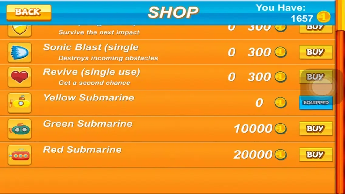 Submarine Runner Screenshots
