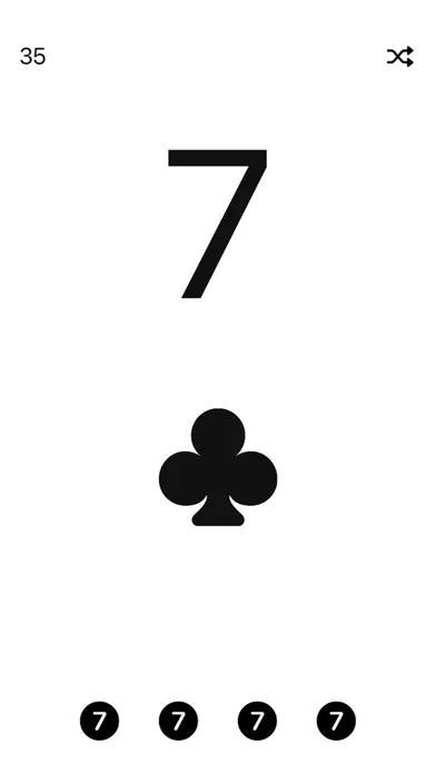 Sevens - A Simple Card Game スクリーンショット